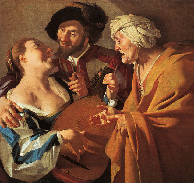 Dirck van Bauren. La proxeneta. 1622. Museum of Fine Arts, Boston.