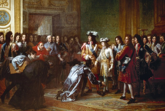 François Pascal Simon Gerard. 1800-24. Proclamación del duque de Anjou como rey de España. Versalles.
