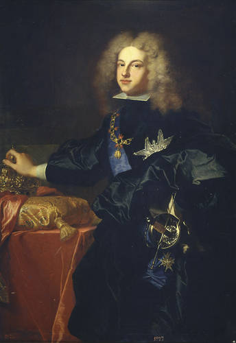 Hyacinthe Rigaud. Felipe V. 1701. Palacio de Versalles.