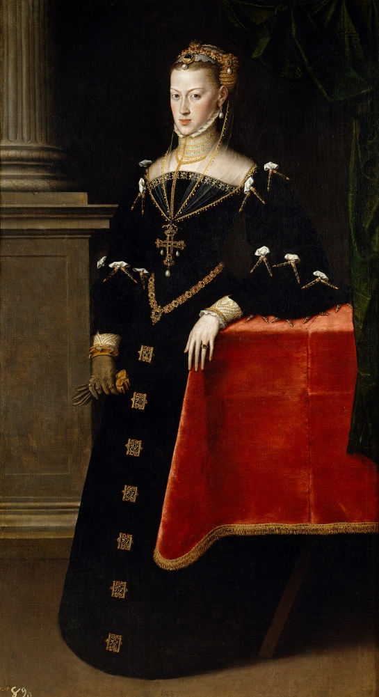 Antonio Moro. La emperatriz María de Austria, esposa de Maximiliano II. 1551. Museo del Prado. Madrid.
