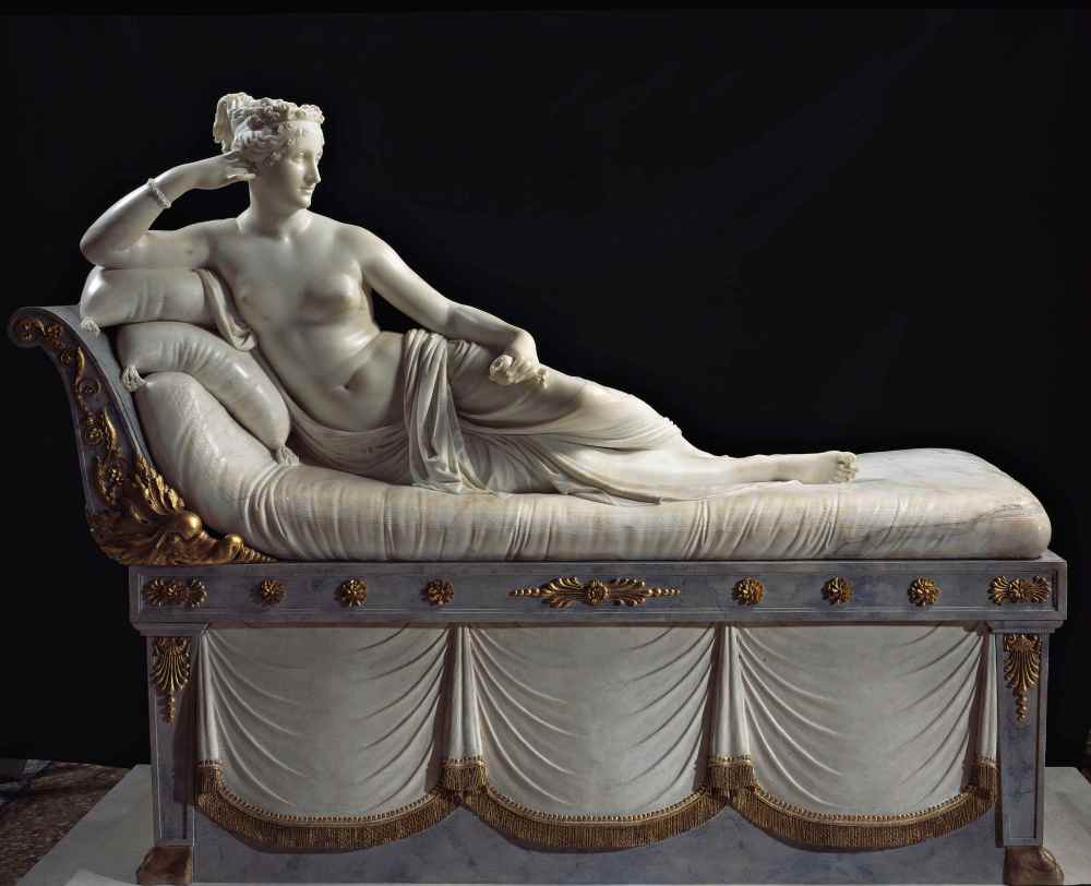 Antonio Cánova. Paulina Borguese como Venus Victoriosa. 1805-1808. Galería Borghese. Roma.