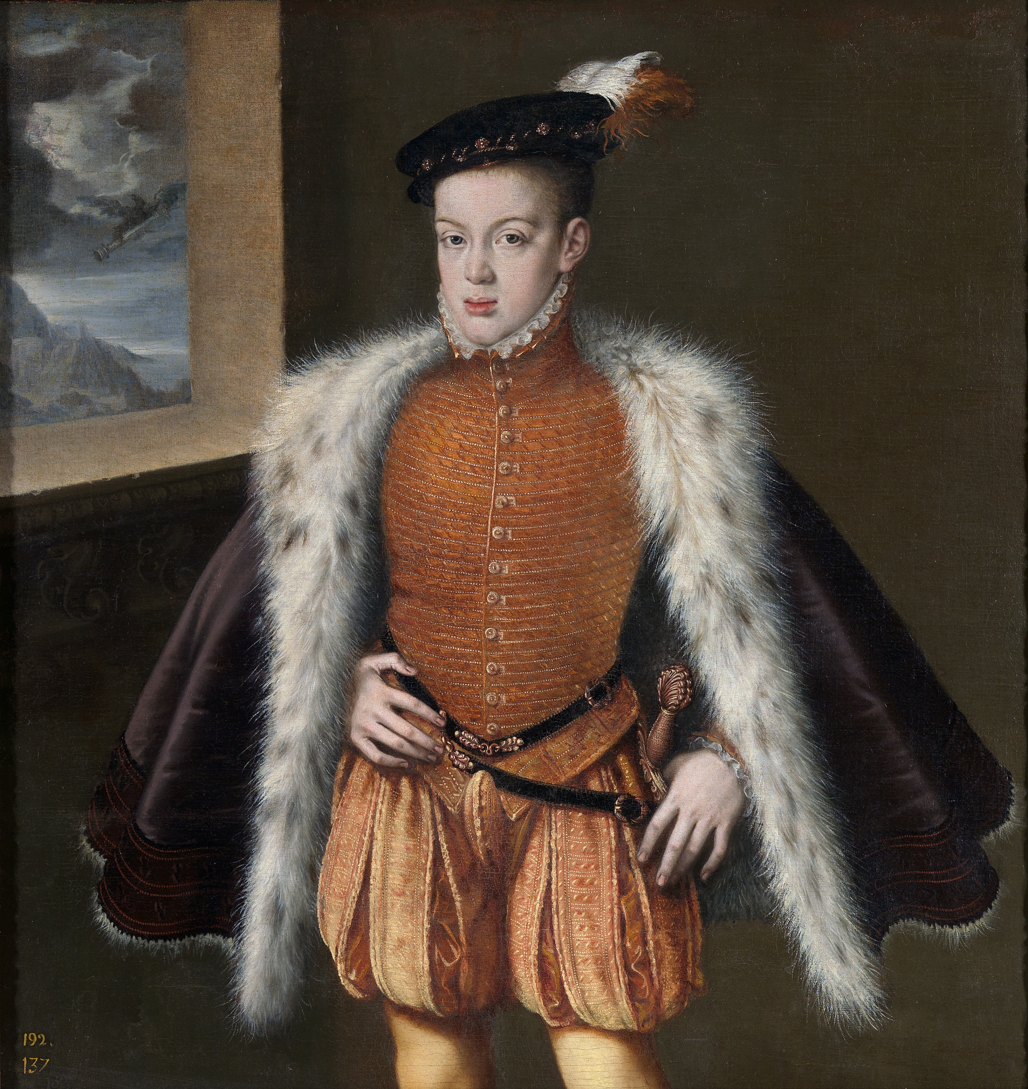 Los hijos malogrados de Felipe II Alonso-sc3a1nchez-coello-el-prc3adncipe-don-carlos-1555-1558-museo-del-prado-madrid