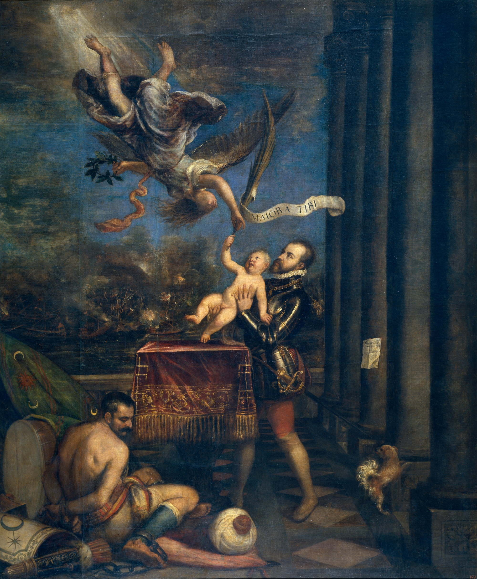 Los hijos malogrados de Felipe II Tiziano-felipe-ii-ofreciendo-al-cielo-al-infante-don-fernando-1573-1575-museo-del-prado-madrid