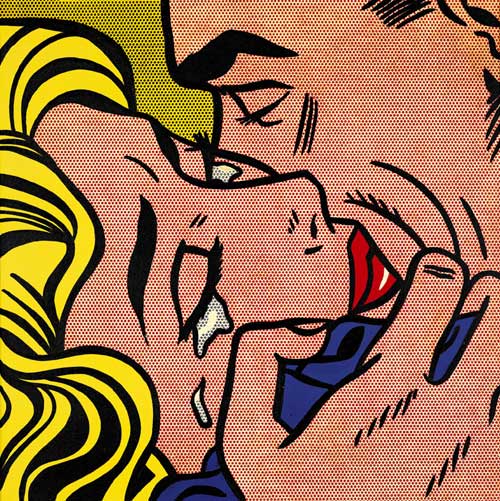 Roy Lichtenstein. Kiss V. 1964.