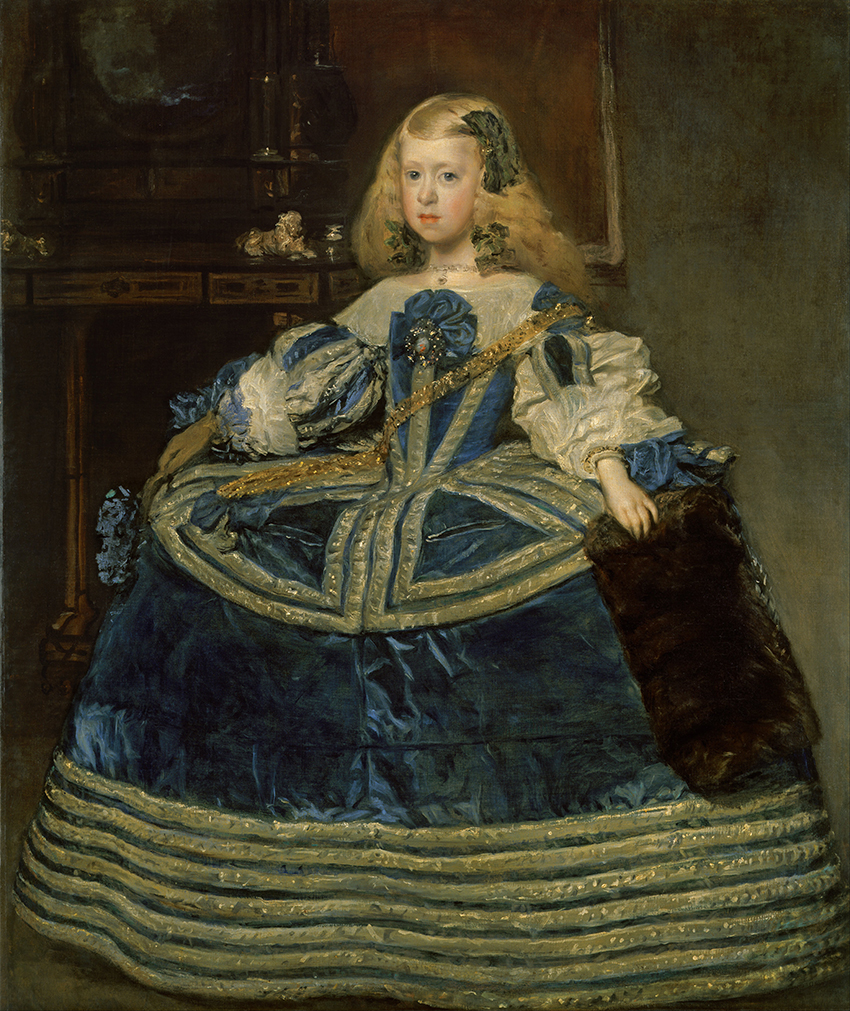 Diego Velázquez. La infanta Margarita de azul. 1659. Kunsthistorisches museum. Viena.