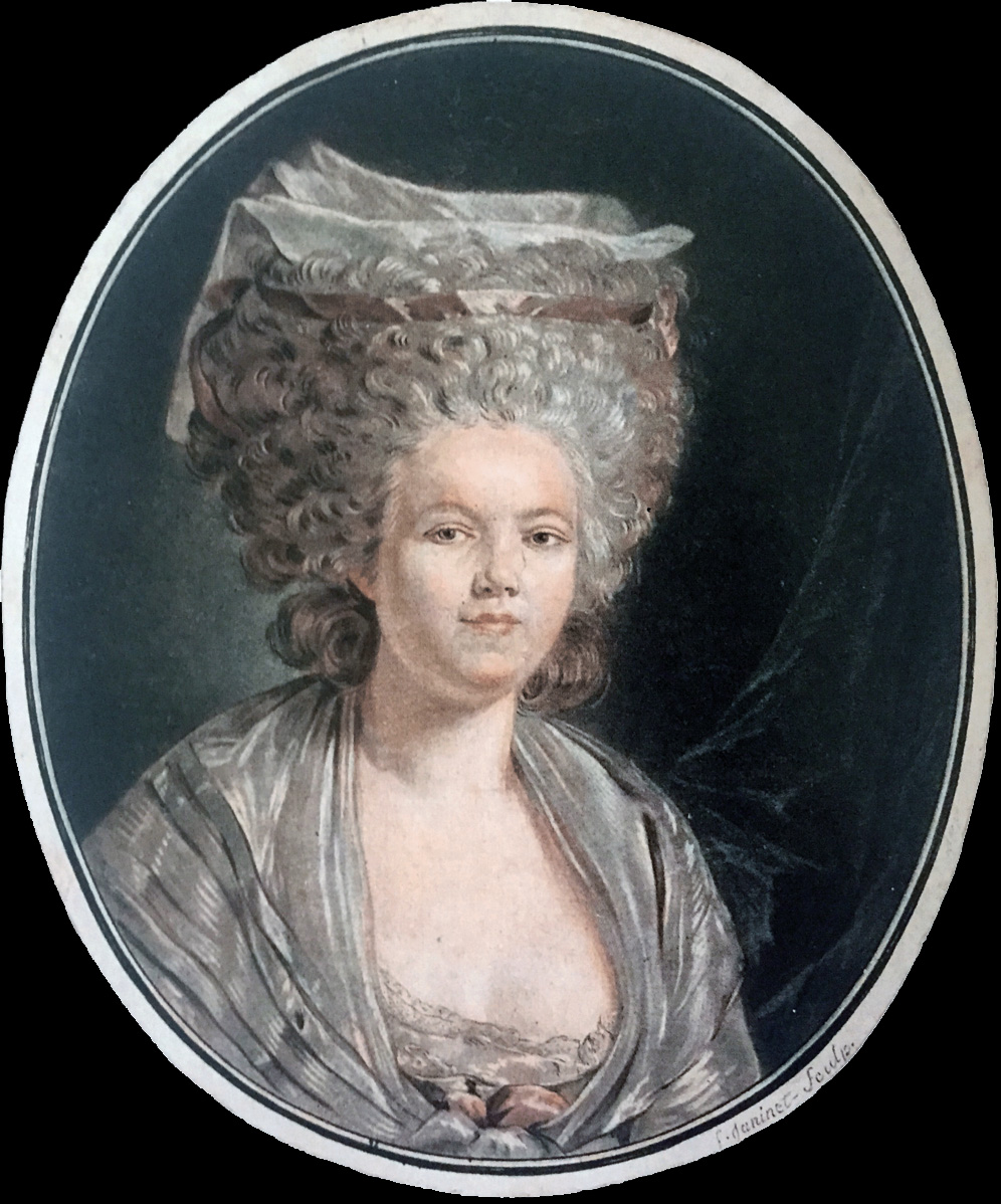 Jean-Françoise Janinet. Rose Bertin. Antes de 1790.