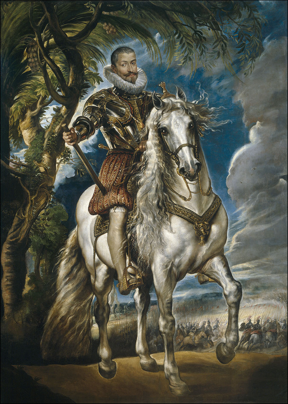 Peter Paul Rubens. Retrato ecuestre del duque de Lerma. 1603. Museo Nacional del Prado. Madrid.