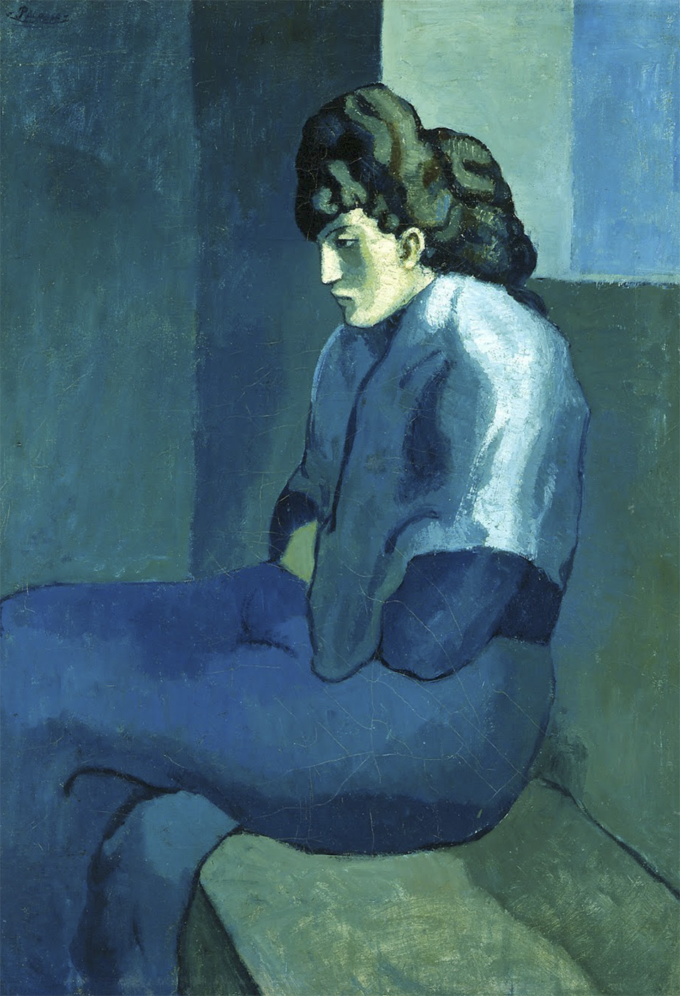 Pablo Picasso. Mujer melancólica. 1902. Detroit Institute of Arts. EEUU.