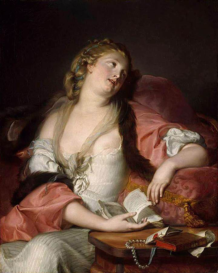 Bernard d'Agesci. Dama leyendo las cartas de Eloísa y Abelardo. Hacia 1780. Instituto de Arte de Chicago.